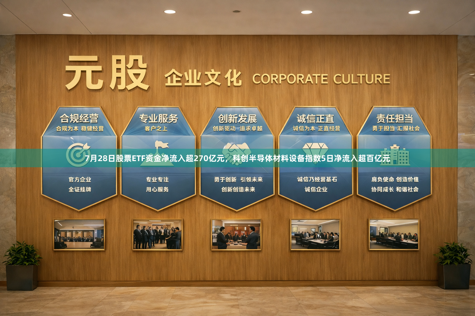 7月28日股票ETF资金净流入超270亿元，科创半导体材料设备指数5日净流入超百亿元
