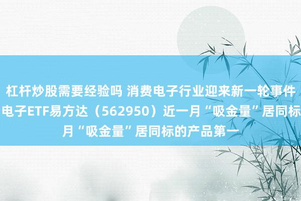 杠杆炒股需要经验吗 消费电子行业迎来新一轮事件催化，消费电子ETF易方达（562950）近一月“吸金量”居同标的产品第一