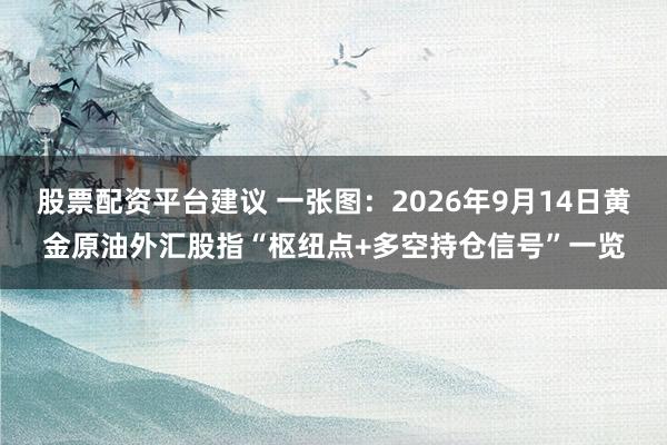 股票配资平台建议 一张图:2026年9月14日黄金原油外汇股指“枢纽点+多空持仓信号”一览