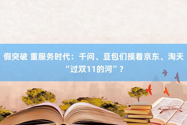 假突破 重服务时代：千问、豆包们摸着京东、淘天“过双11的河”？